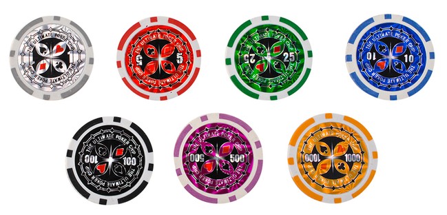 Poker - zestaw 500 żetonów w walizce HQ