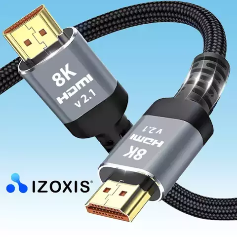 Кабель HDMI 2.1 2м Izoxis 19909