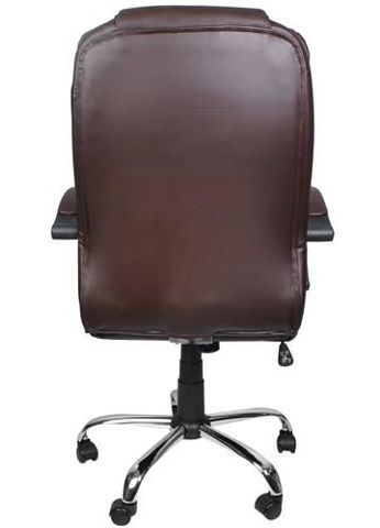 Офисное кресло экокожа - коричневый MALATEC