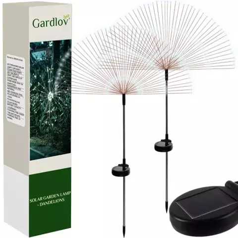 Садовый светильник на солнечной батарее - Gardlov 21199 одуванчики