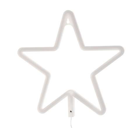 Светодиодная прикроватная лампа - звезда - теплый белый