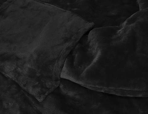 Толстовка XXL - черное одеяло