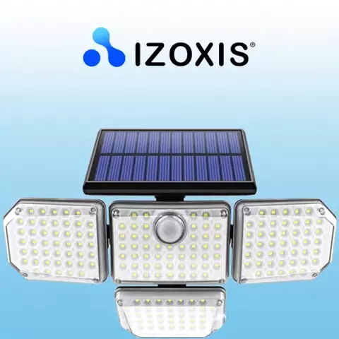 181LED солнечная лампа с внешней панелью Izoxis
